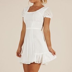 Showpo White Mini Dress